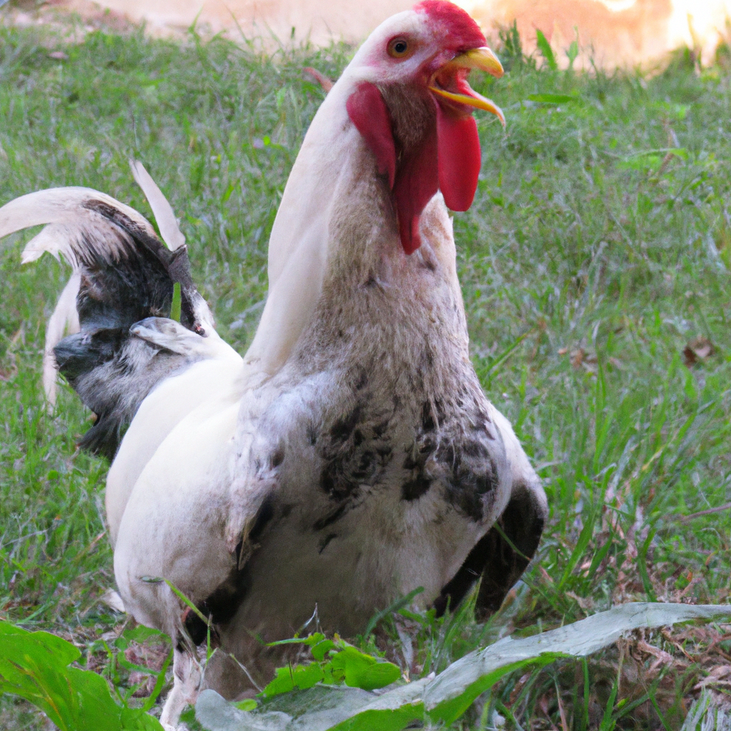 ¿Qué hace el gallo para fecundar a la gallina?